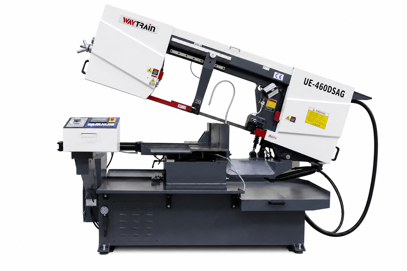 WAYTRAIN UE-460DSAG 18" Semi Auto Double Miter Cutting Band Saw