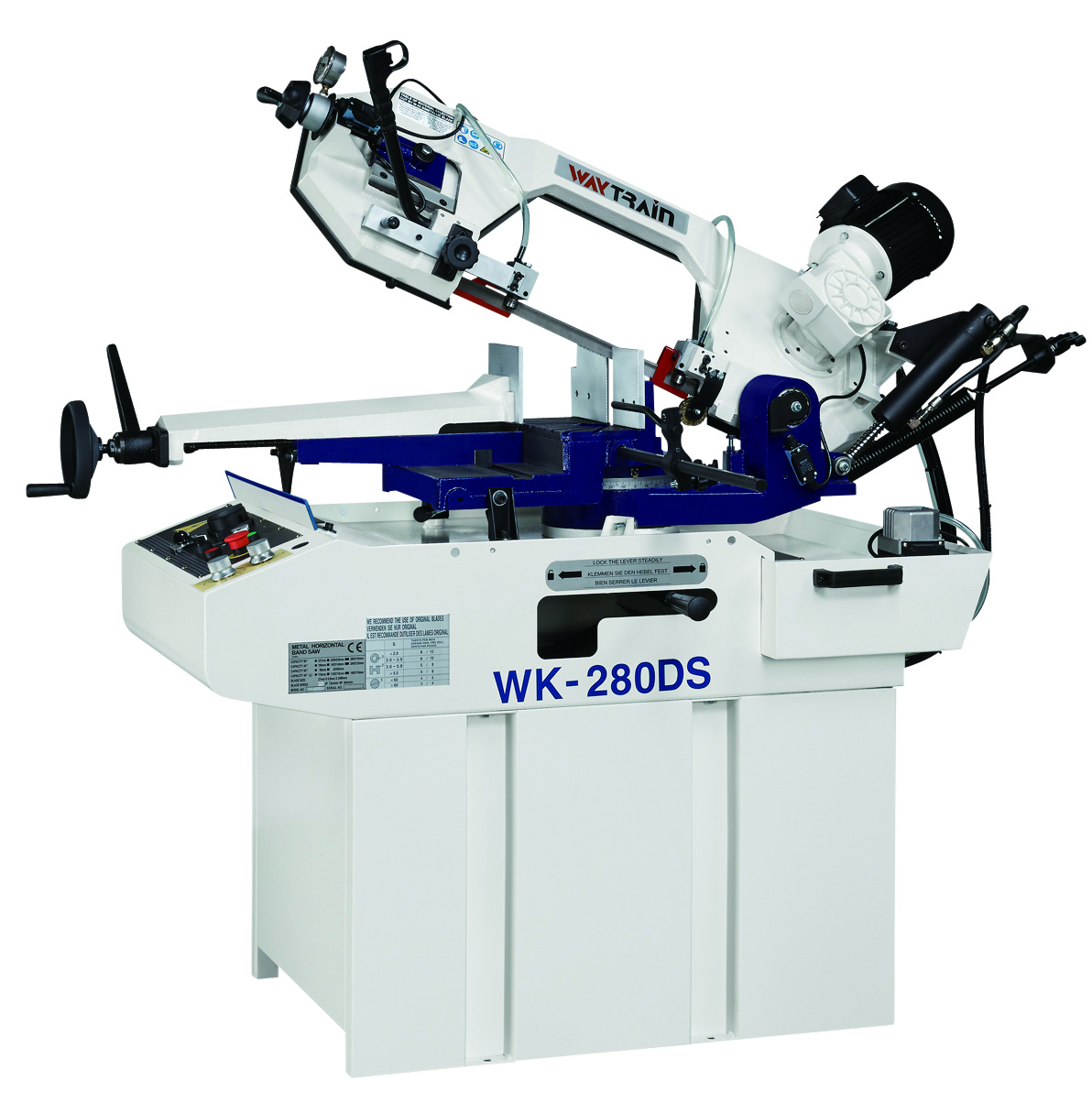 WK 285DS 11 European Manual Band Saw Dual Miter Hydraulic Vise 