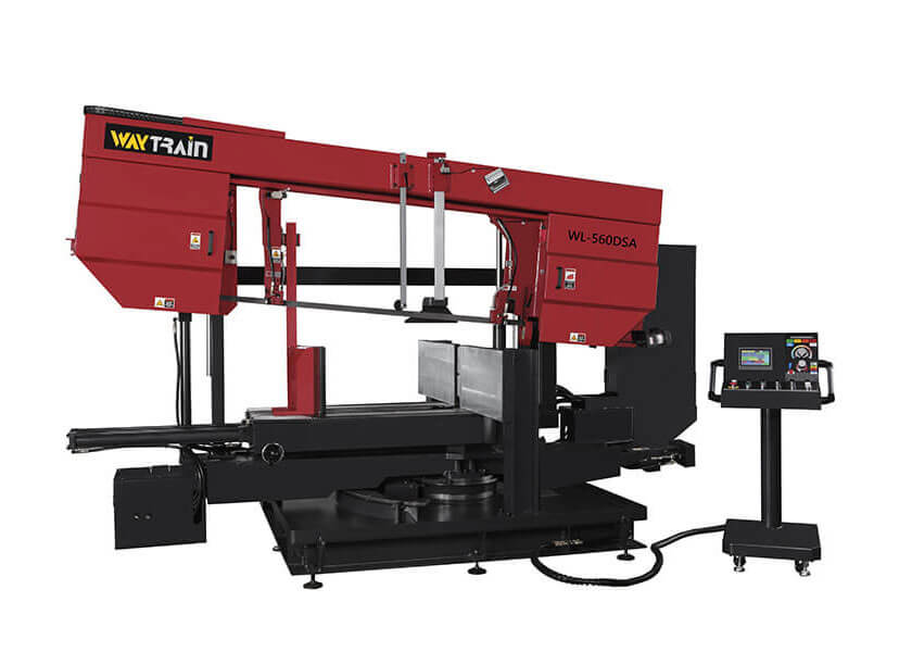 22" Double Miter Cutting Band Saw - Semi-Auto