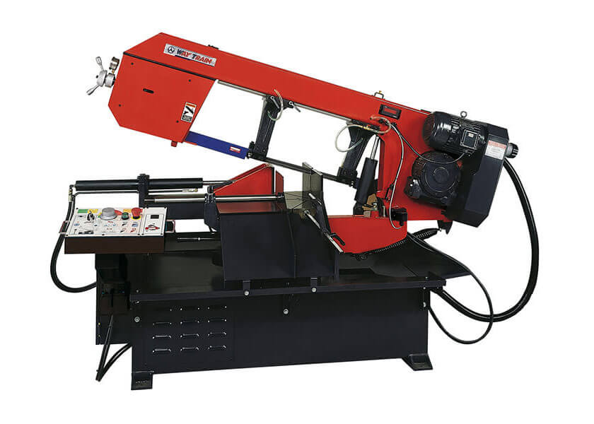 13" Double Miter Cutting Band Saw - Semi-Auto
